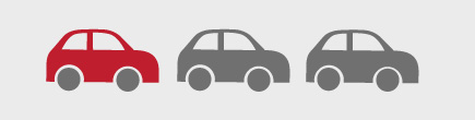 cars in traffic