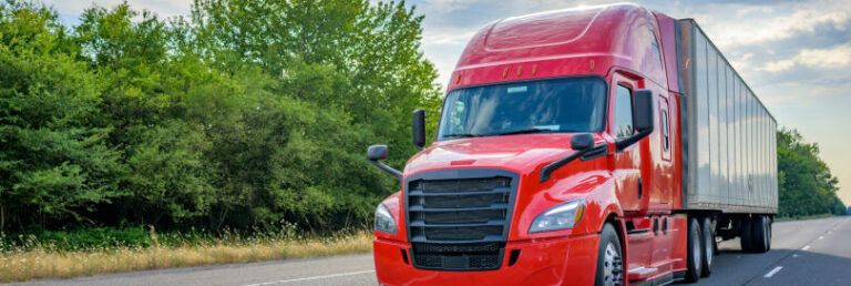 truck on highway