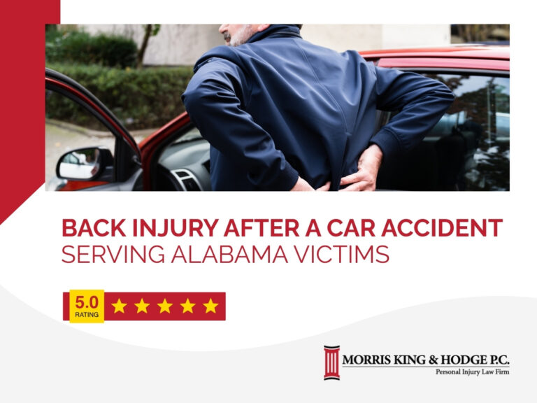 Back Injury After a Car Accident Serving Alabama Victims